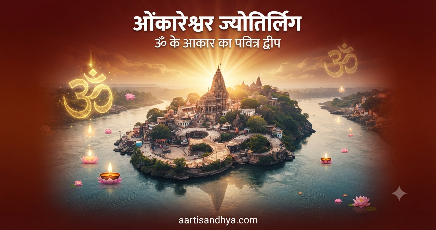 ओंकारेश्वर ज्योतिर्लिंग | ॐ के आकार का पवित्र द्वीप और इतिहास