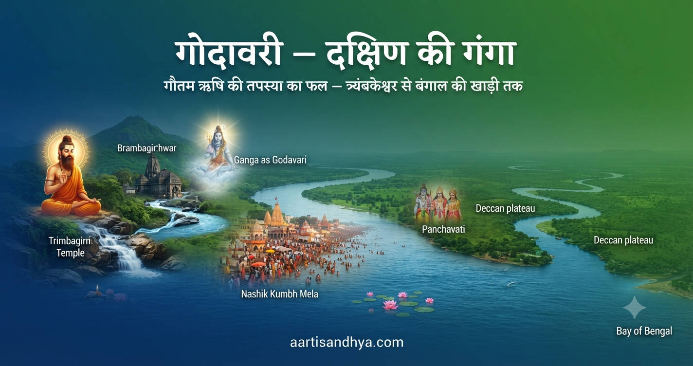 गोदावरी नदी | दक्षिण गंगा और गौतम ऋषि की तपस्या