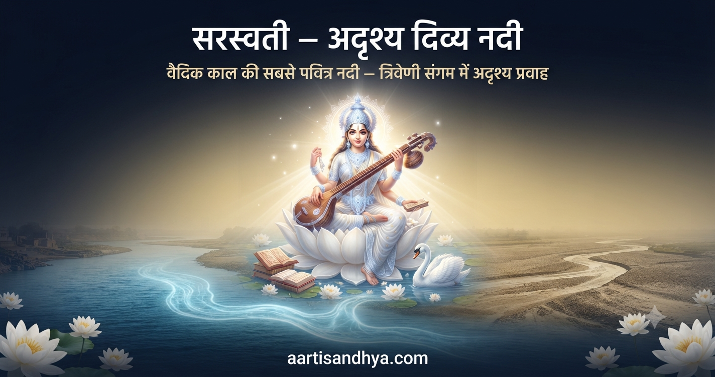 सरस्वती नदी | अदृश्य देवी नदी और त्रिवेणी संगम का रहस्य