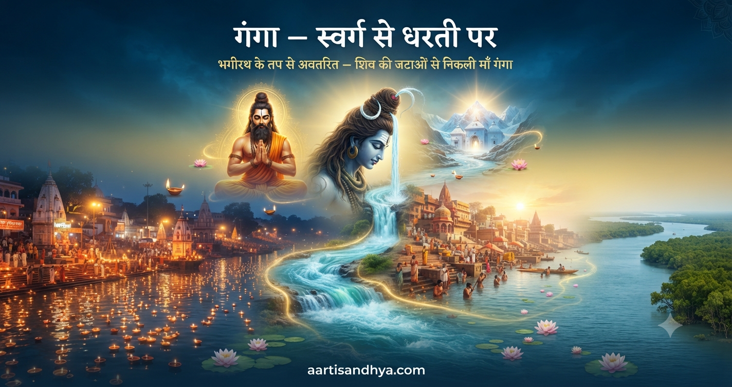 गंगा नदी | भगीरथ की तपस्या और गंगा अवतरण की कथा