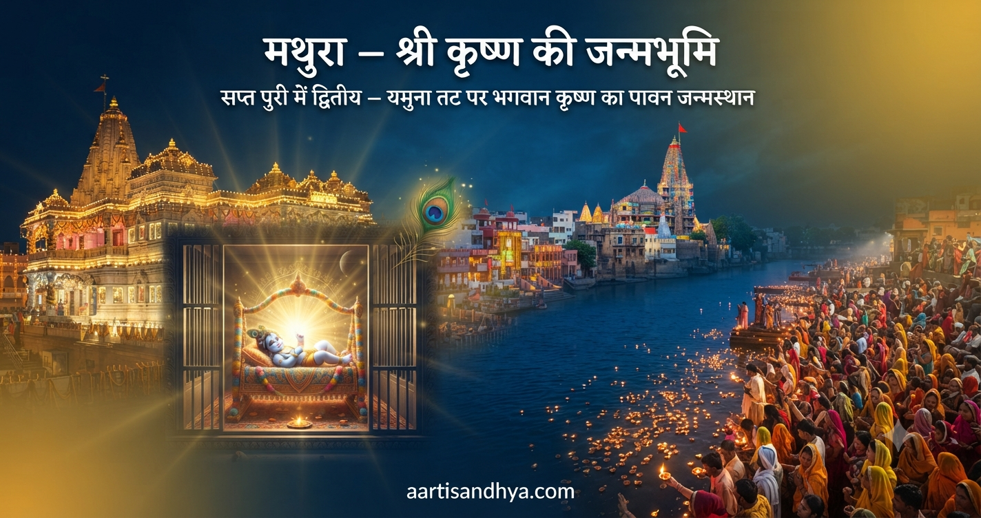 मथुरा - भगवान श्री कृष्ण की पवित्र जन्मभूमि | सप्त पुरी मोक्षदायिनी नगरी