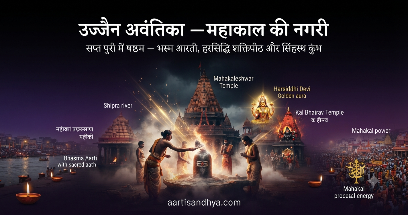 उज्जैन अवंतिका - महाकालेश्वर ज्योतिर्लिंग की पवित्र नगरी | सप्त पुरी मोक्षदायिनी तीर्थ