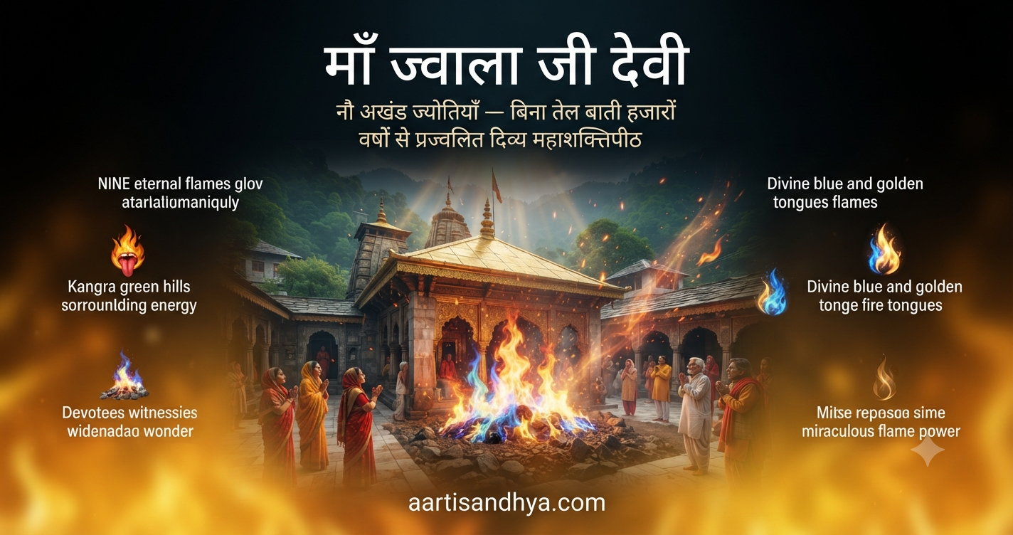 ज्वाला जी देवी - महाशक्तिपीठ हिमाचल प्रदेश | अखंड ज्योति की चमत्कारी देवी