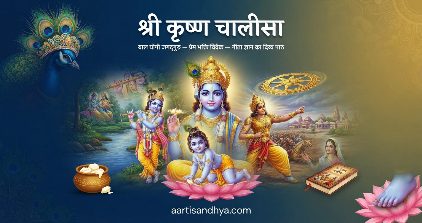 श्री कृष्ण चालीसा (Shree Krishna Chalisa)