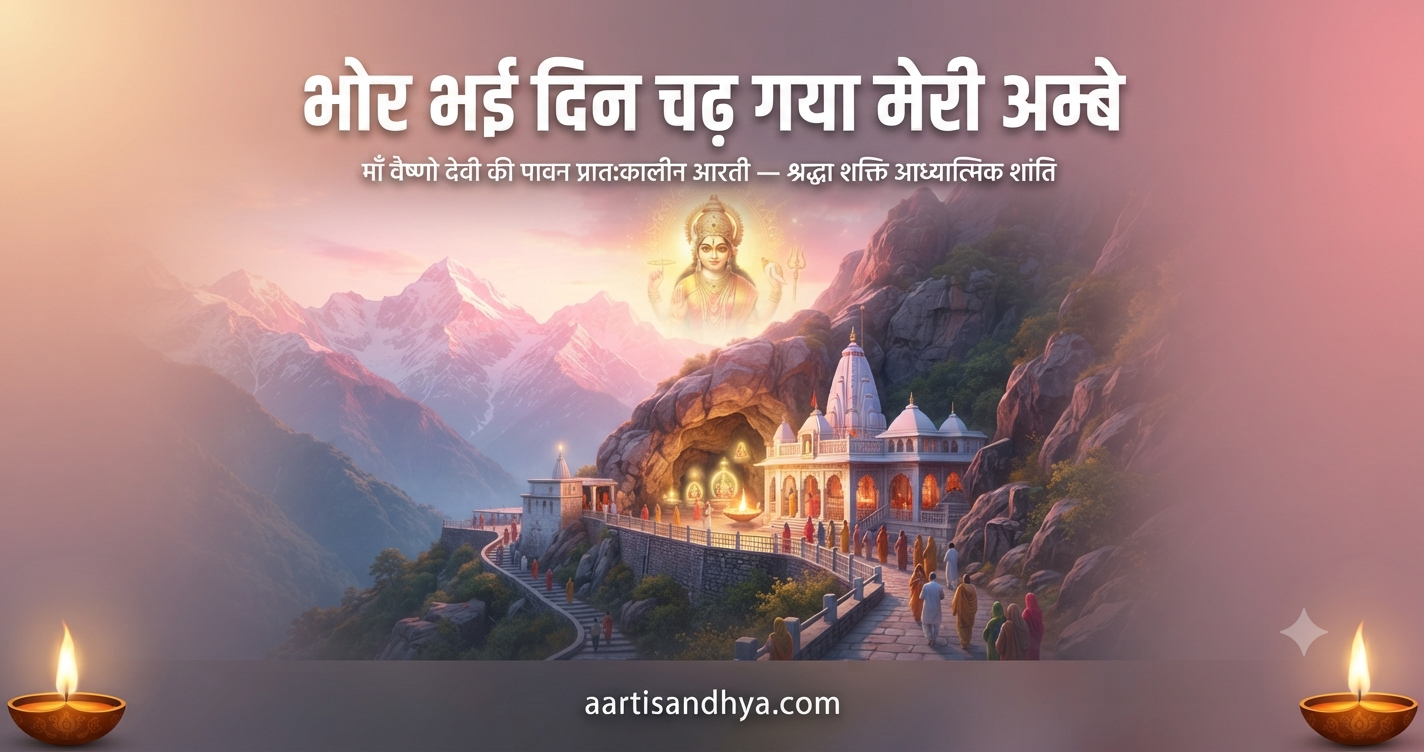 भोर भई दिन चढ़ गया मेरी अम्बे