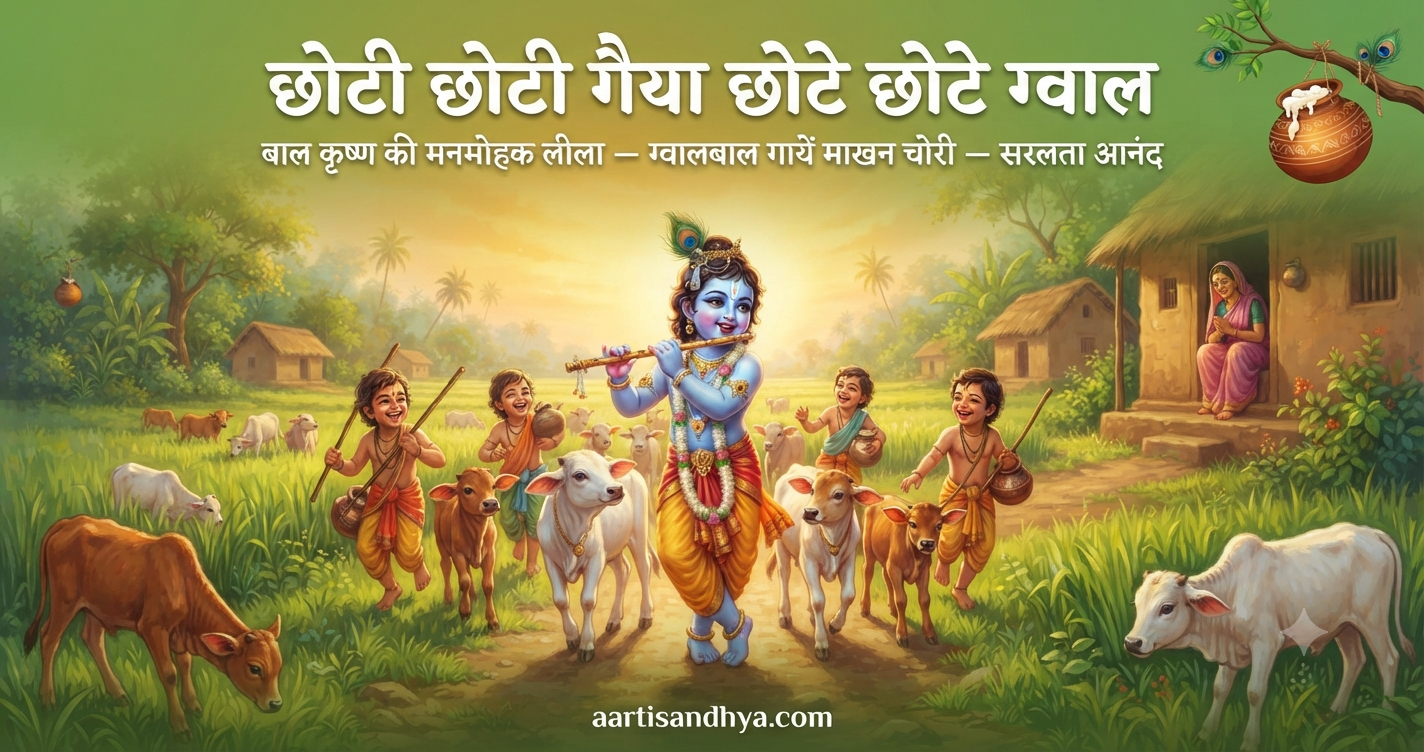 छोटी छोटी गैया छोटे छोटे ग्वाल