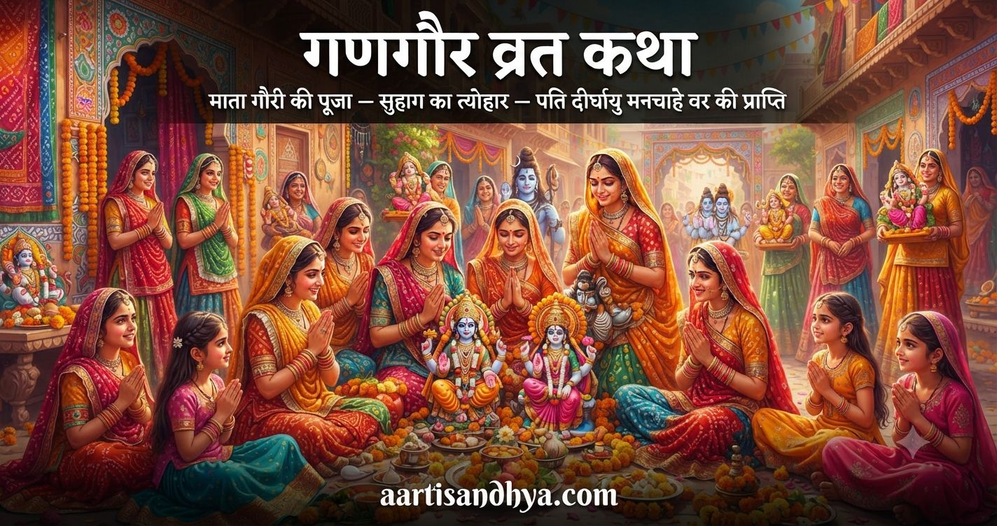 गणगौर व्रत कथा | गणगौर पूजा विधि और महत्व