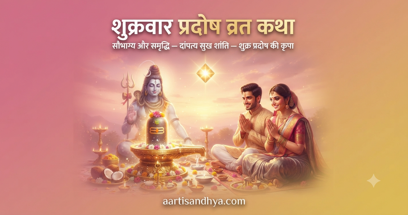 शुक्रवार प्रदोष व्रत कथा | शुक्र प्रदोष पूजा विधि