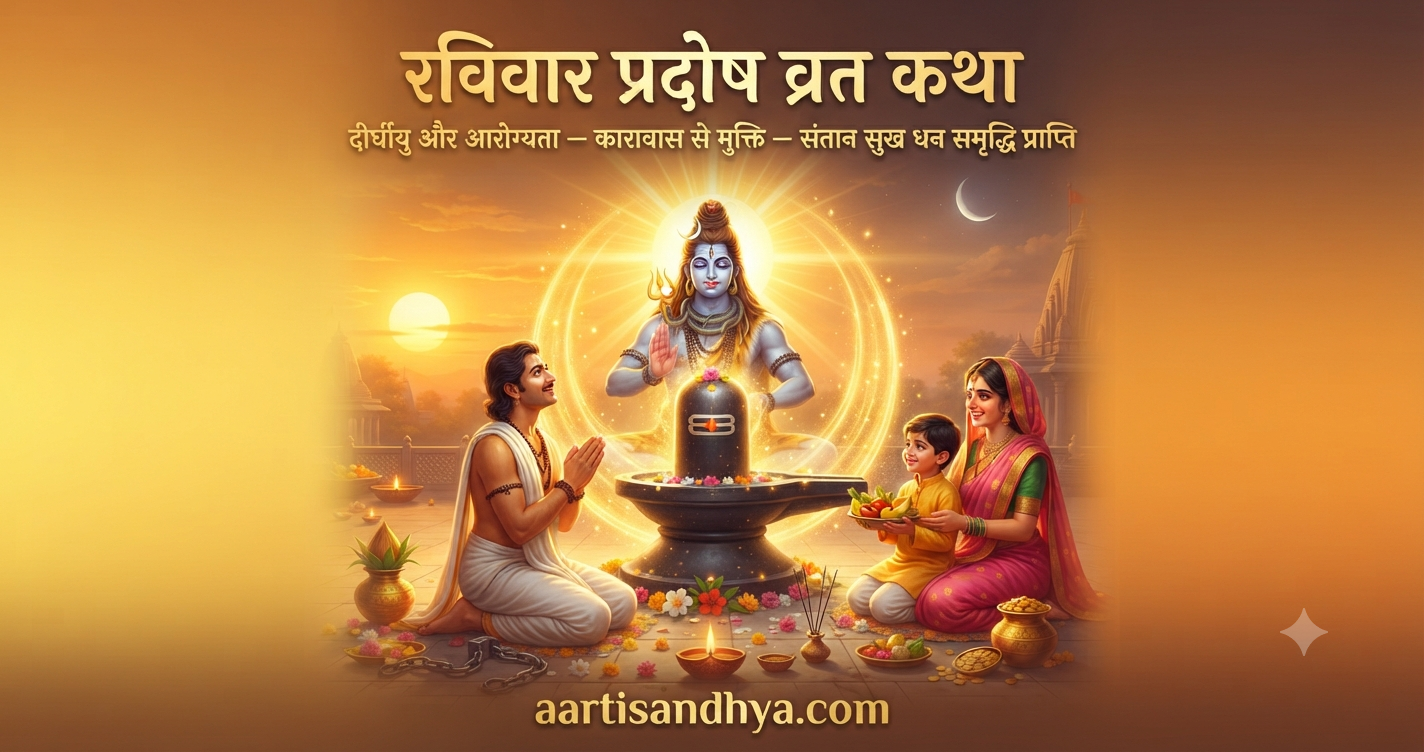 रविवार प्रदोष व्रत कथा | रवि प्रदोष पूजा विधि