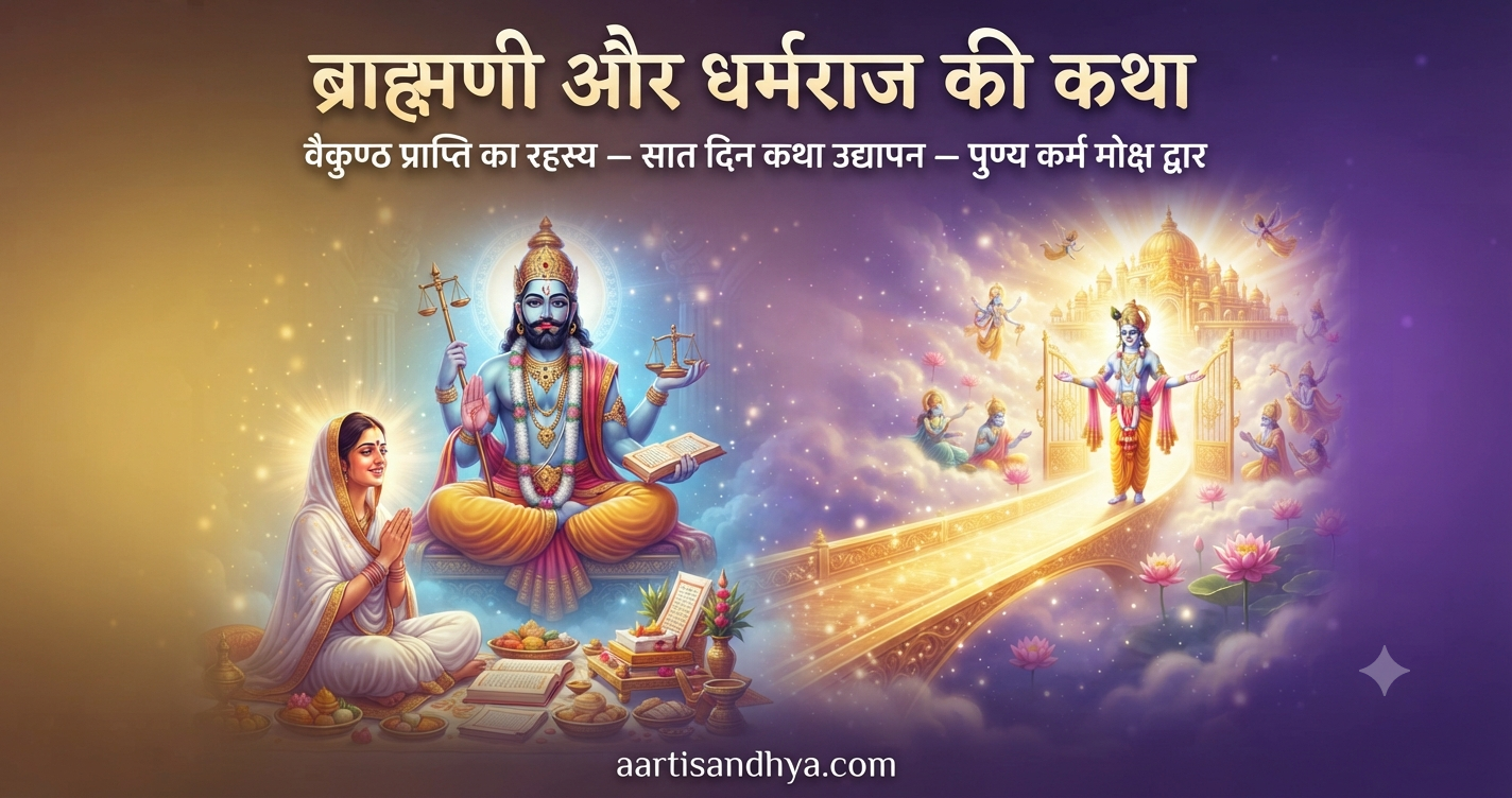 ब्राह्मणी और धर्मराज की कथा - वैकुण्ठ का मार्ग