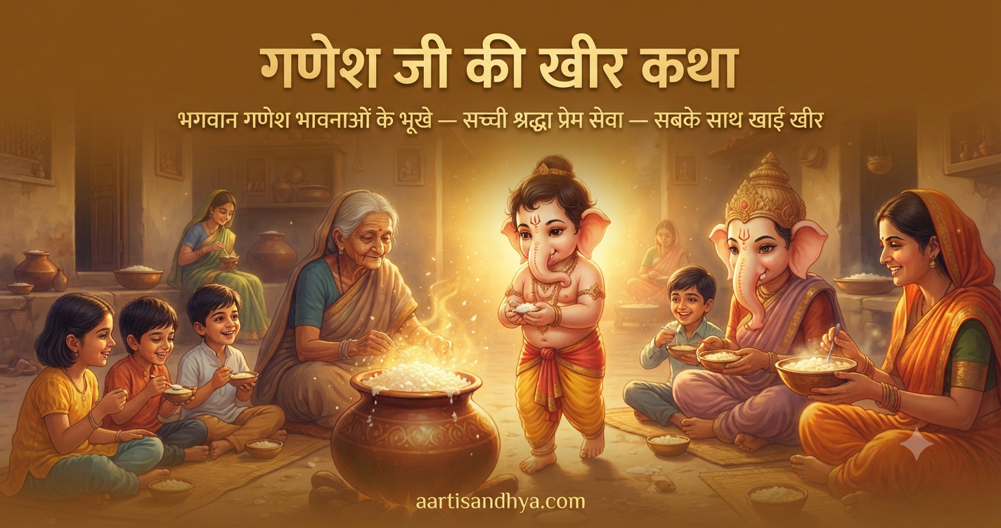 गणेश जी की खीर  कथा (Ganesh ji Ki Kheer Katha)