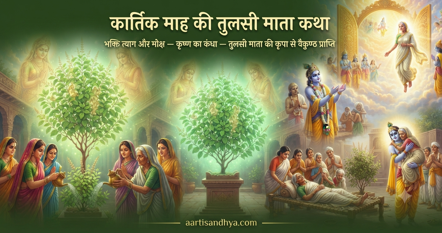 कार्तिक महीने की तुलसी माता की कथा (Kartik Tulsi Mata Katha)