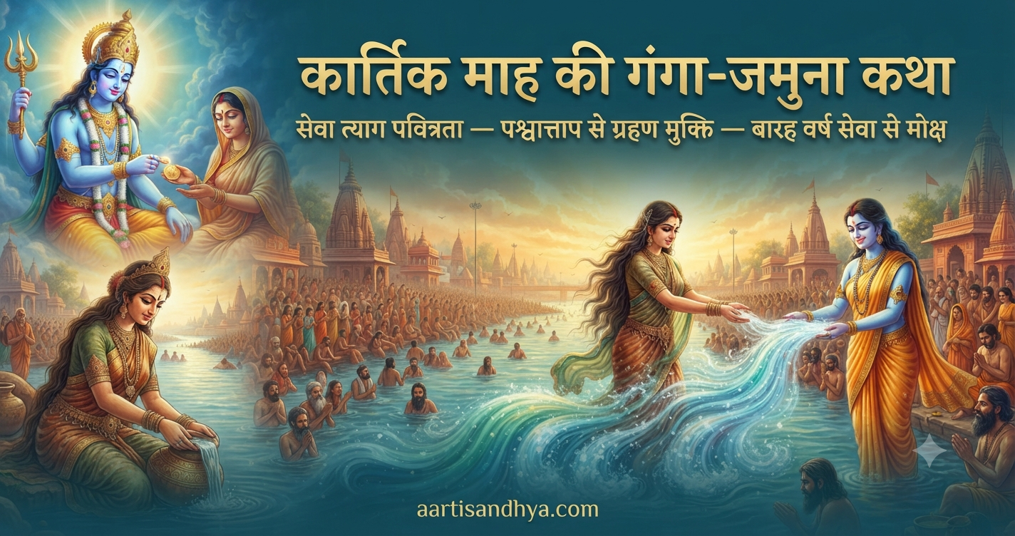 कार्तिक माह में गंगा-जमुना की कहानी (Ganga-Jamuna Kartik Maas Katha)