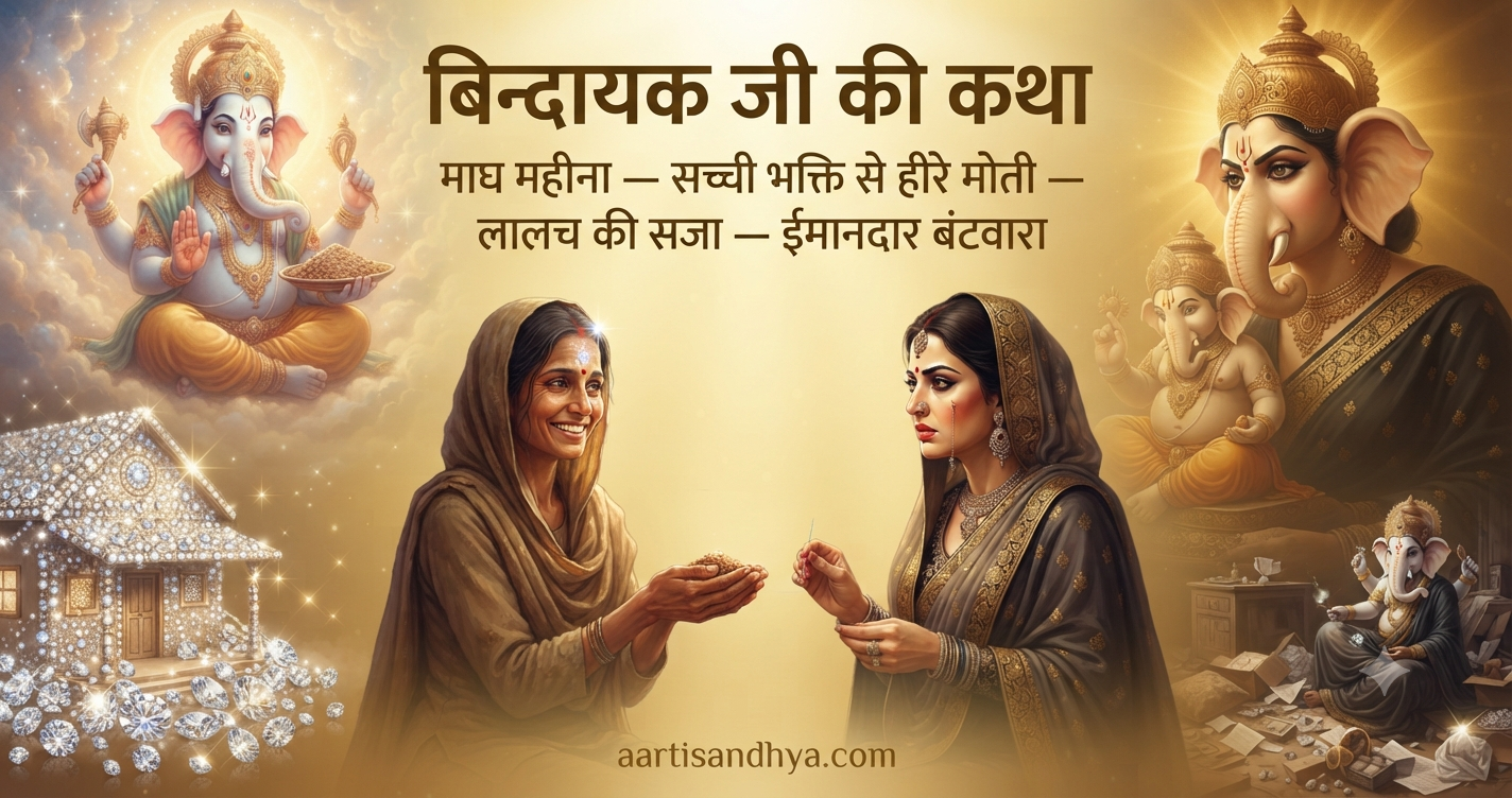 बिन्दायक जी की कथा (Bindaayak Ji ki katha)  ( Magh Mahina माघ महीना )
