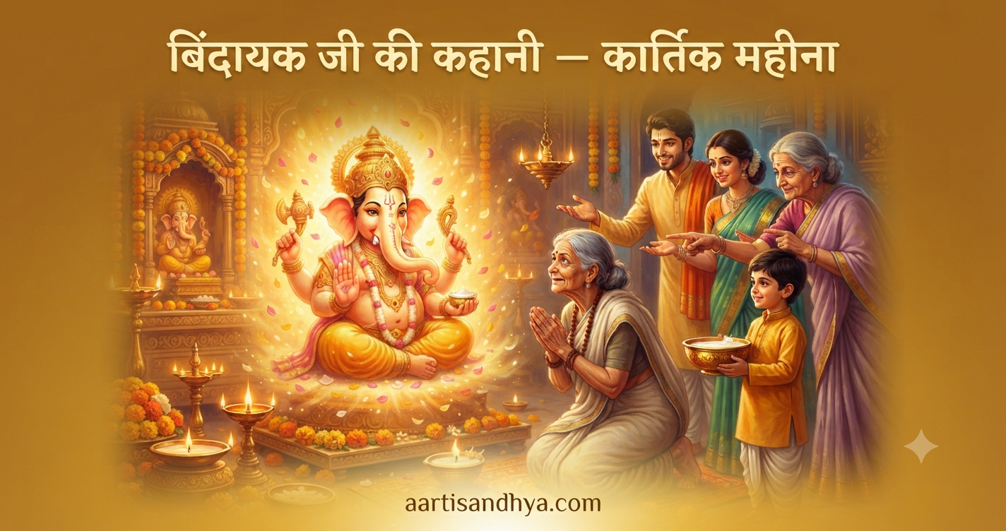 बिंदायक जी की कहानी  Bindayak Ji Ki Kahani ( Kartik Mahina कार्तिक महीना )