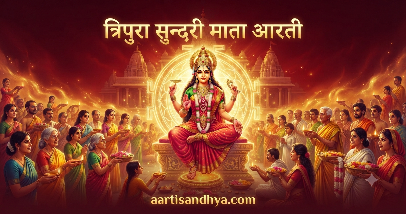 त्रिपुरा सुन्दरी आरती | Tripura Sundari / Lalita Peeth Aarti