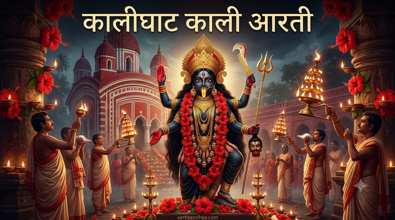 कलिघाट काली आरती — Kalighat Kali Aarti