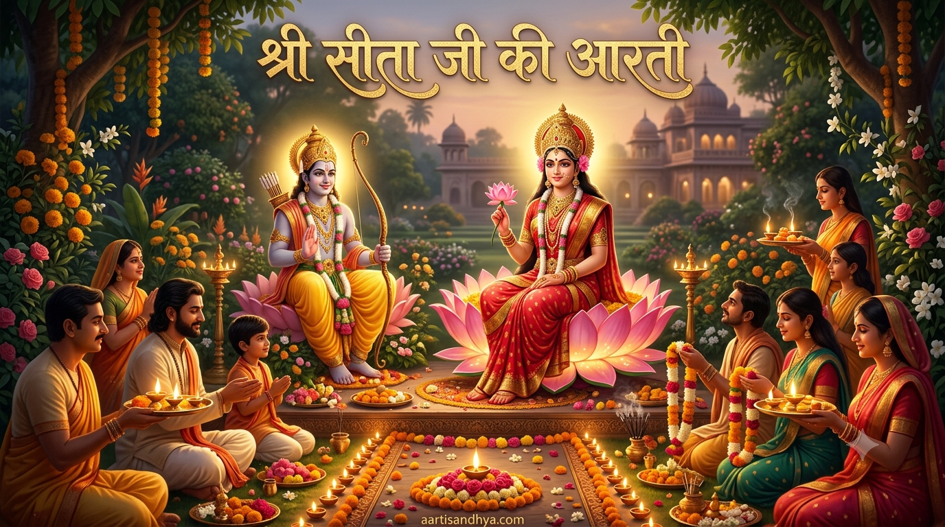 श्री सीता जी की आरती (Aarti of Shri Sita ji)