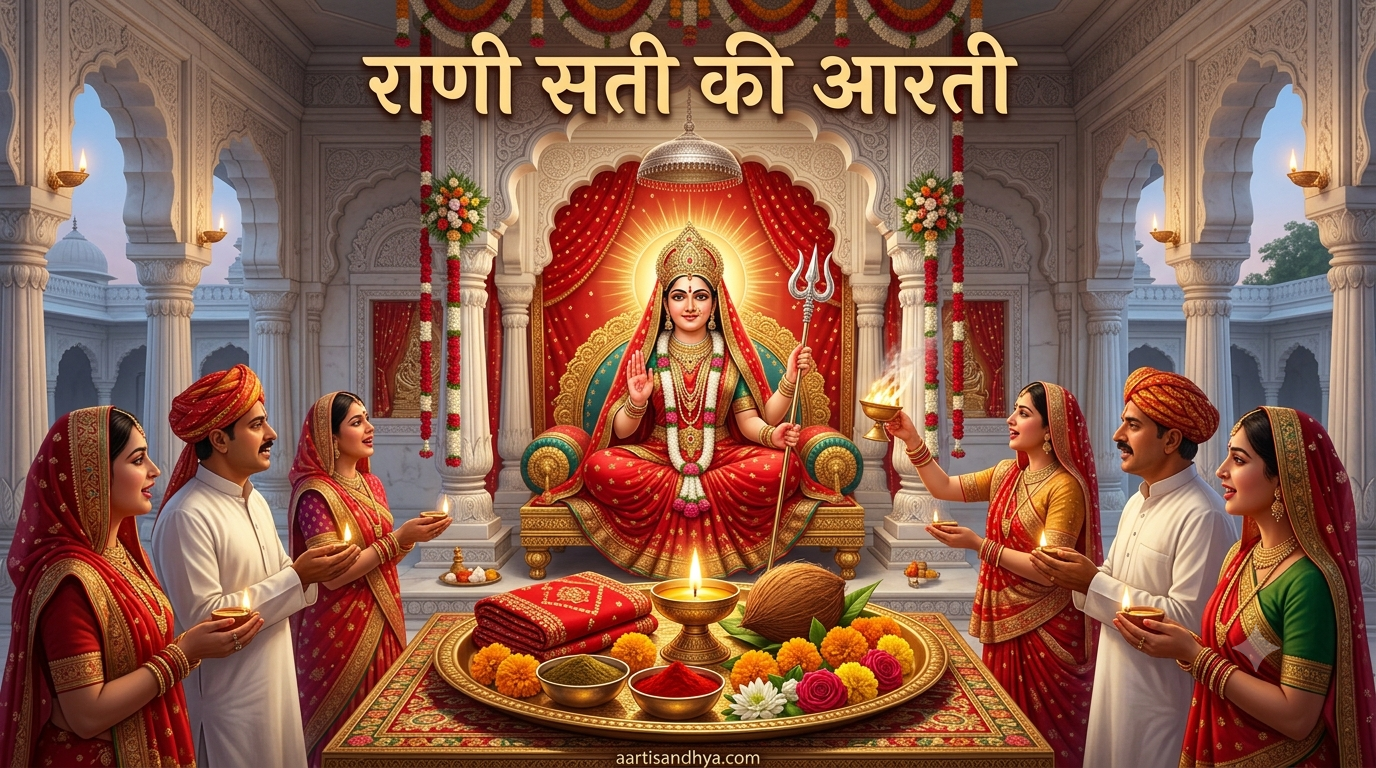 राणी सती की आरती (Aarti of Queen Sati)