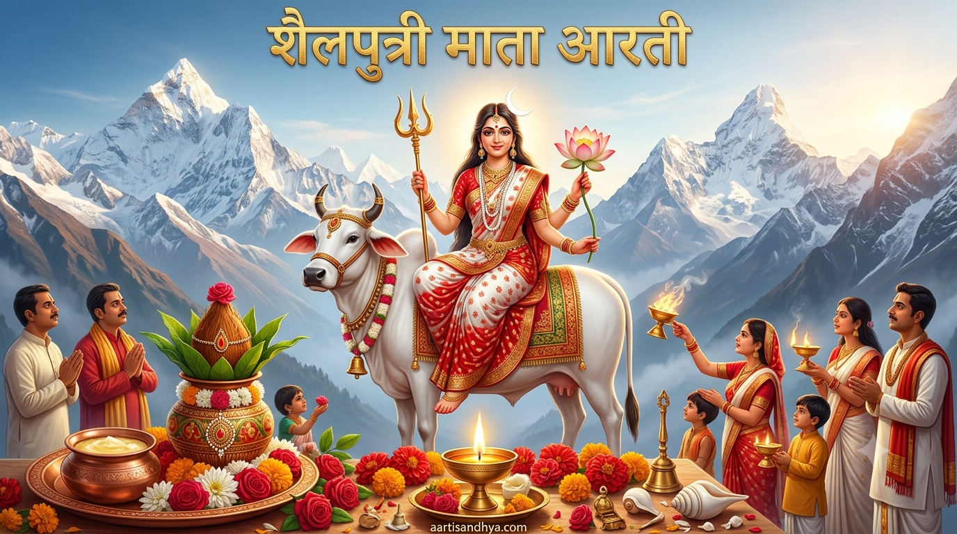 शैलपुत्री माता आरती (Shailputri Mata Aarti)