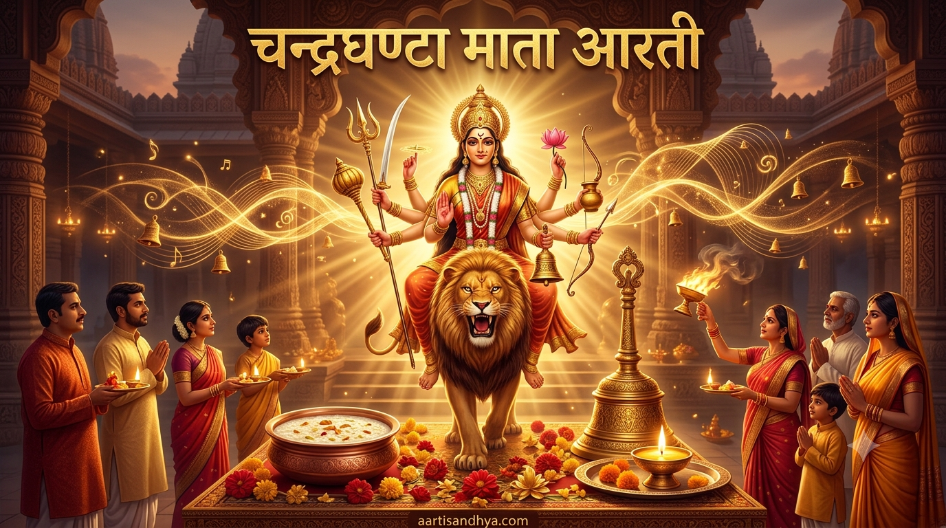 चन्द्रघण्टा माता आरती (Chandraghanta Mata Aarti)