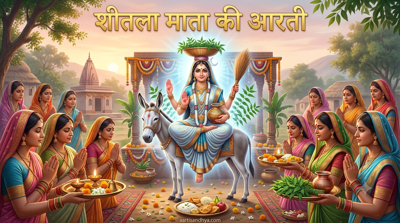 शीतला माता की आरती (Aarti of Sheetla Mata)