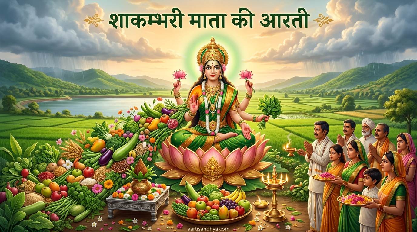 शाकम्भरी माता की आरती (Aarti of Shakambhari Mata)