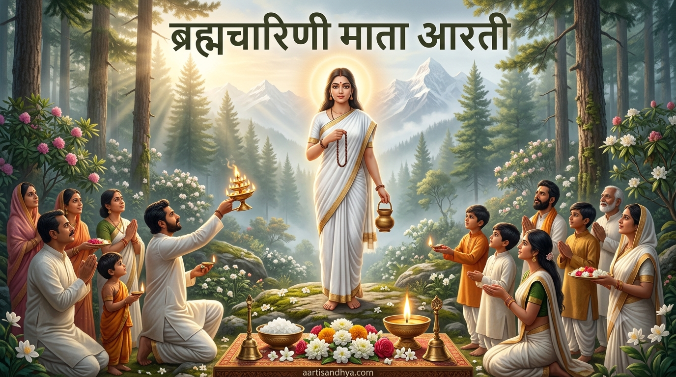 ब्रह्मचारिणी माता आरती (Brahmacharini Mata Aarti)
