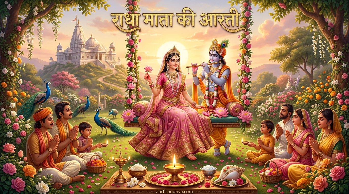 राधा माता की आरती (Radha Mata's Aarti)