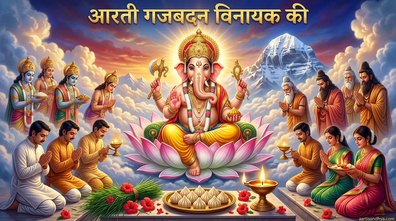 आरती गजबदन विनायक की (Aarti of Gajabadan Vinayak)