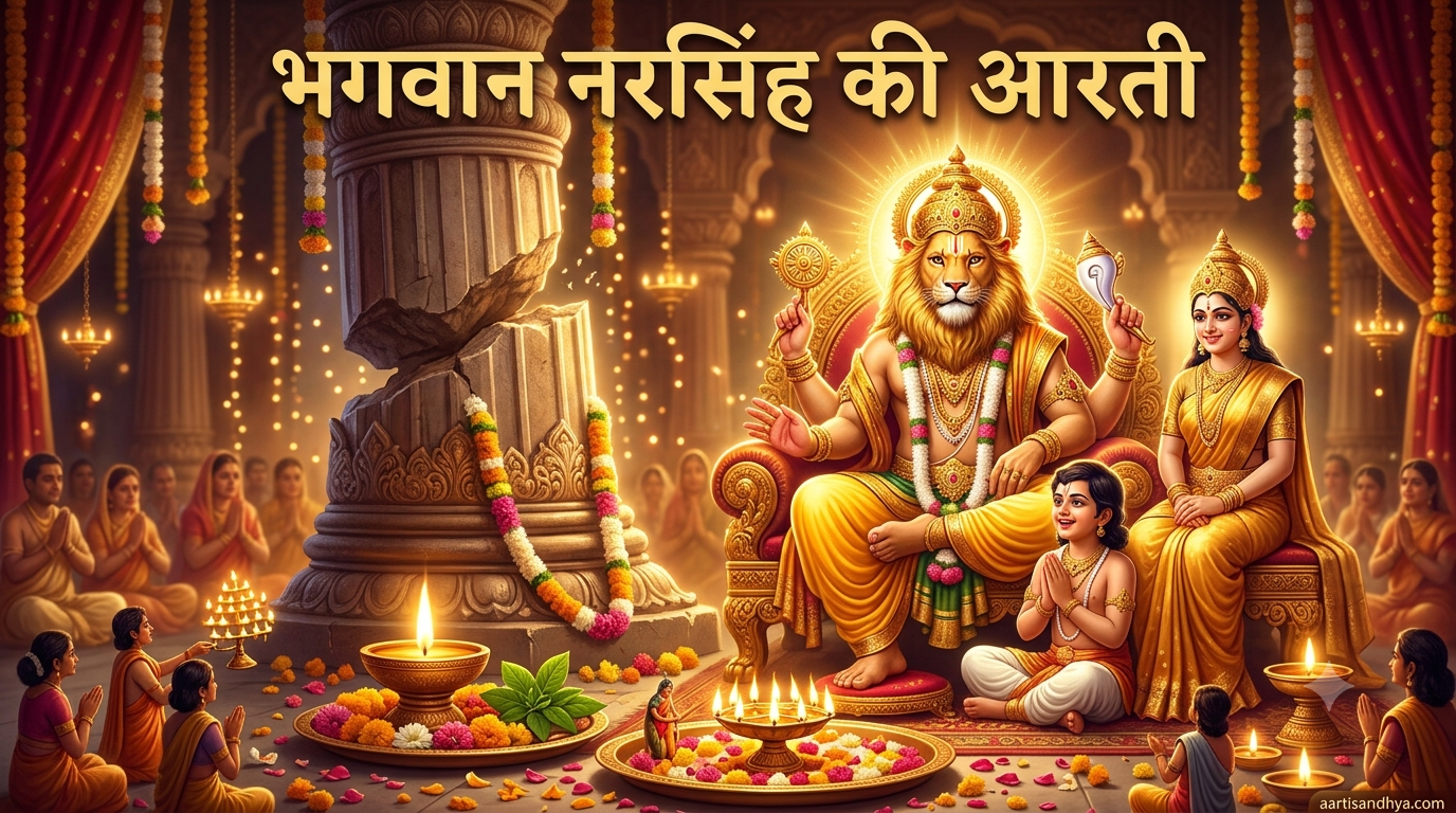 भगवान नरसिंह की आरती (Aarti of Lord Narasimha)