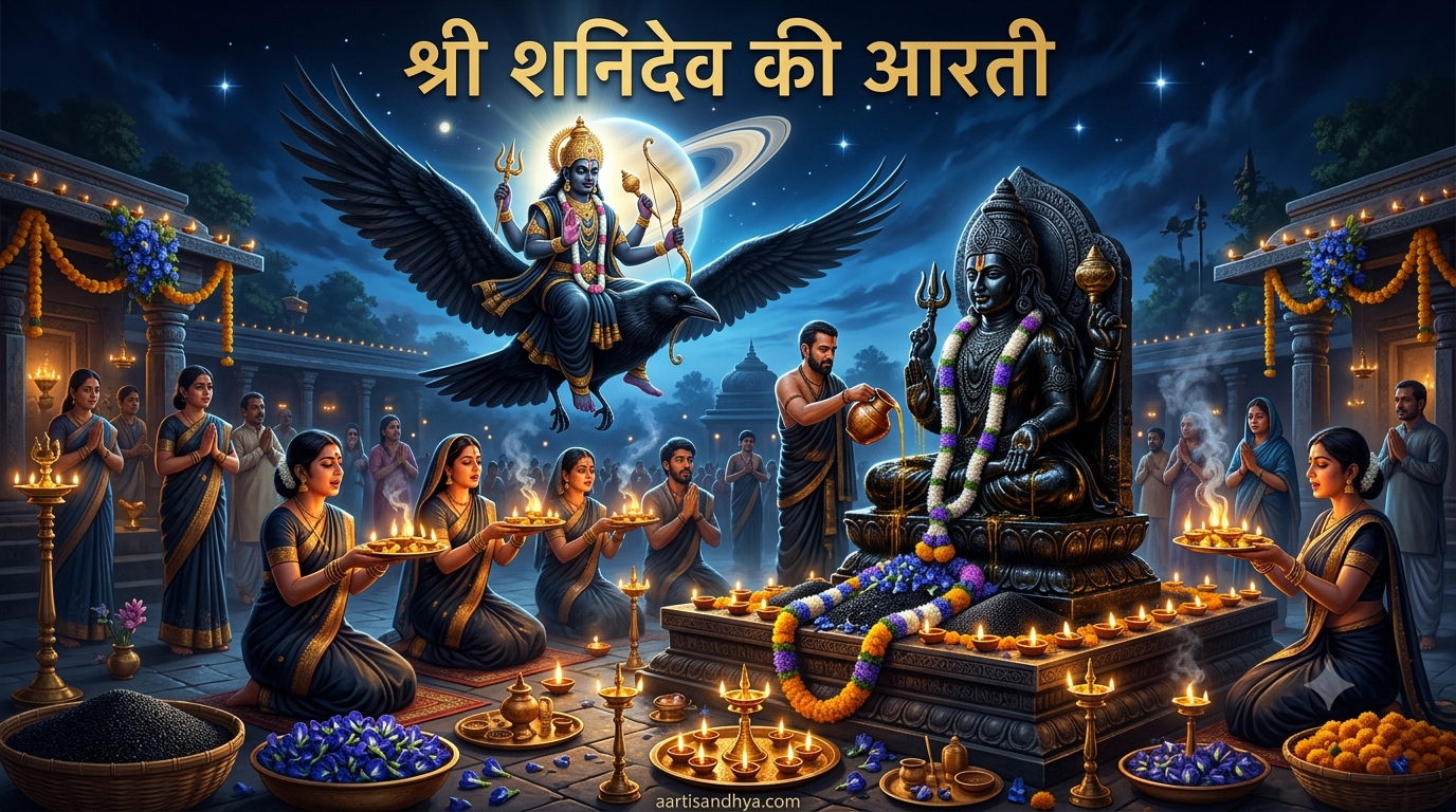 श्री शनिदेव की आरती (Aarti of Shri Shanidev)