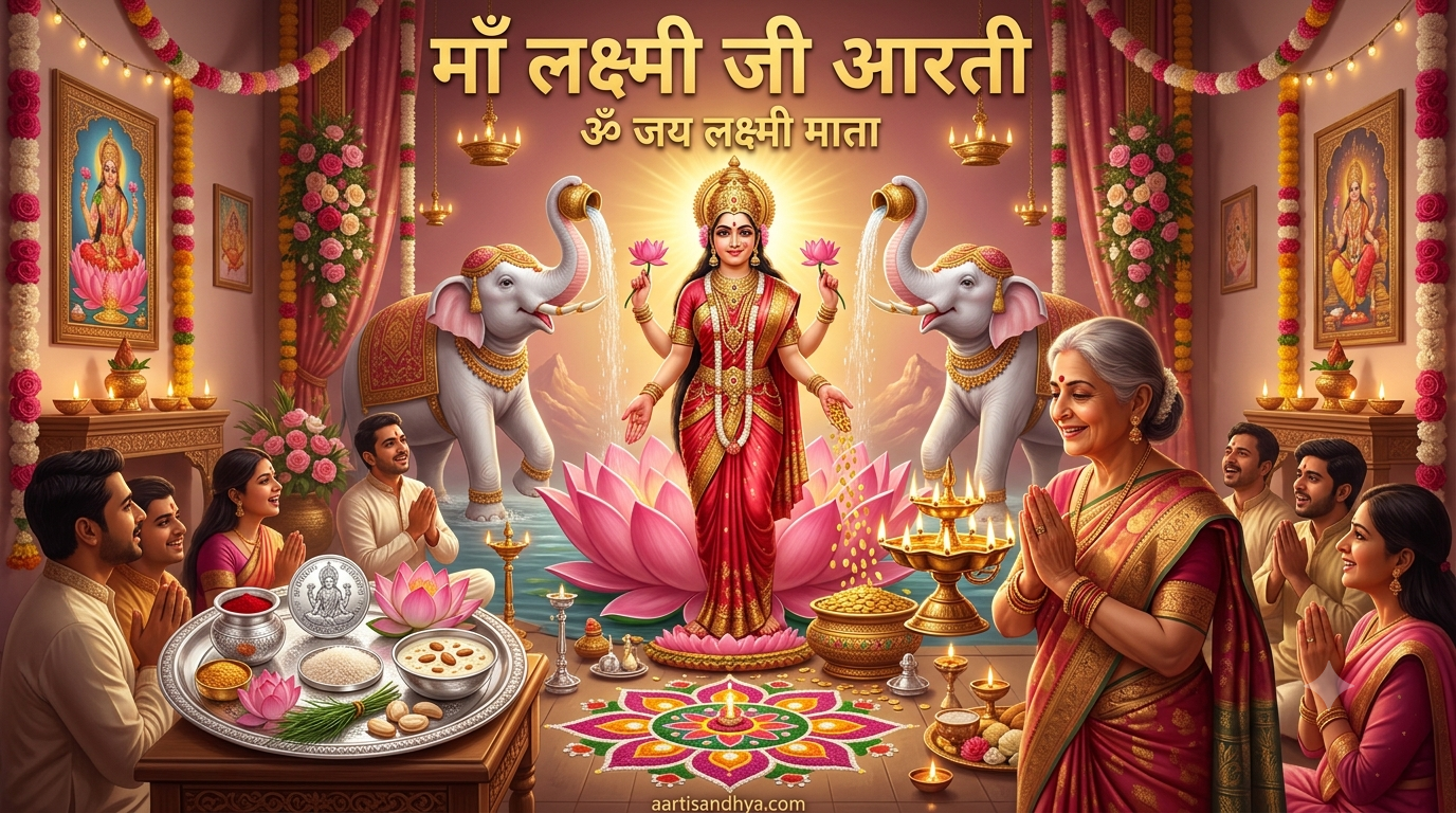 माँ लक्ष्मीजी आरती (Shri Laxmi Mata Aarti)