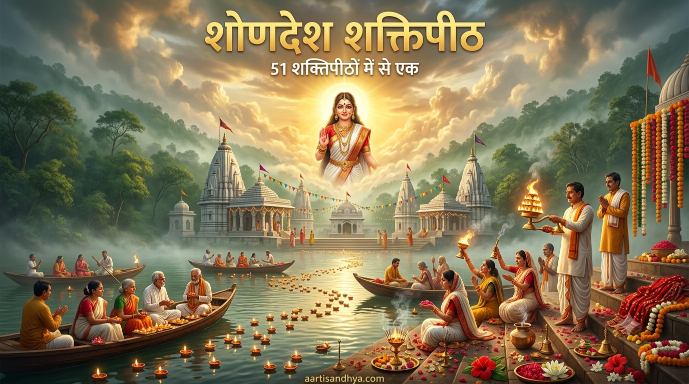 शोणदेश शक्तिपीठ - मध्य प्रदेश | माँ सती के बाएँ कूल्हे का पवित्र शक्तिपीठ