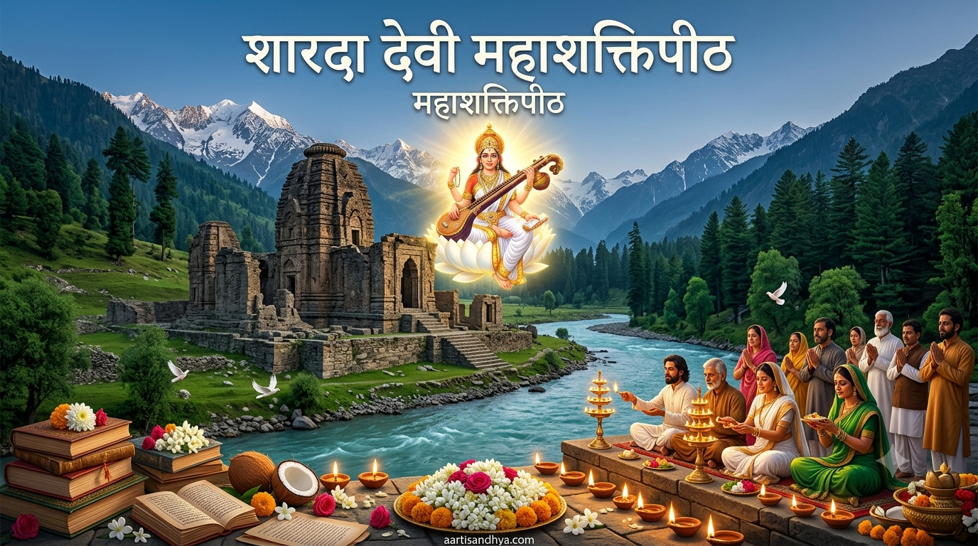 शारदा देवी - महाशक्तिपीठ कश्मीर | शारदा पीठ की अधिष्ठात्री देवी
