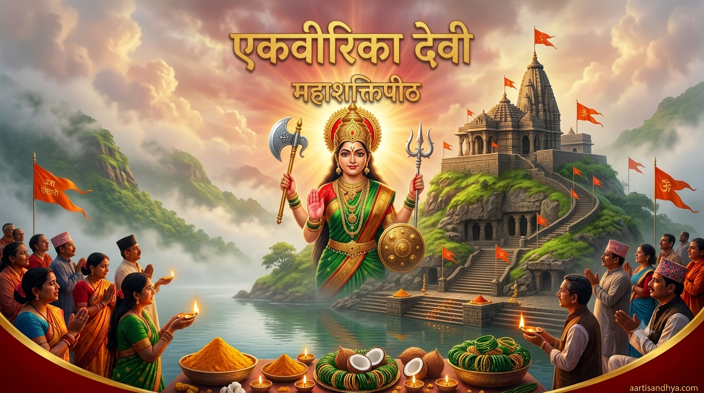 एकवीरिका देवी - महाशक्तिपीठ महाराष्ट्र | माँ एकवीरा का दिव्य शक्तिपीठ