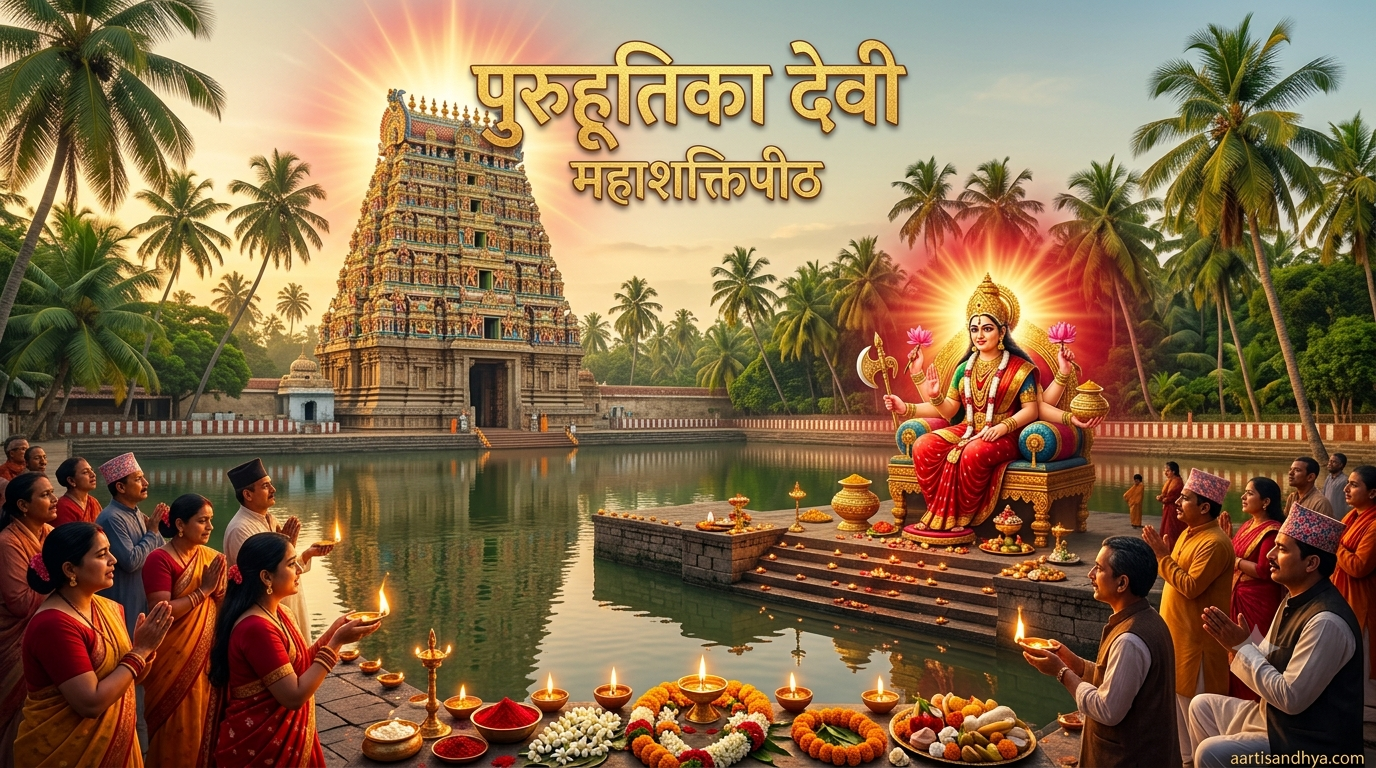 पुरुहूतिका देवी - महाशक्तिपीठ आंध्र प्रदेश | पीठापुरम की अधिष्ठात्री देवी