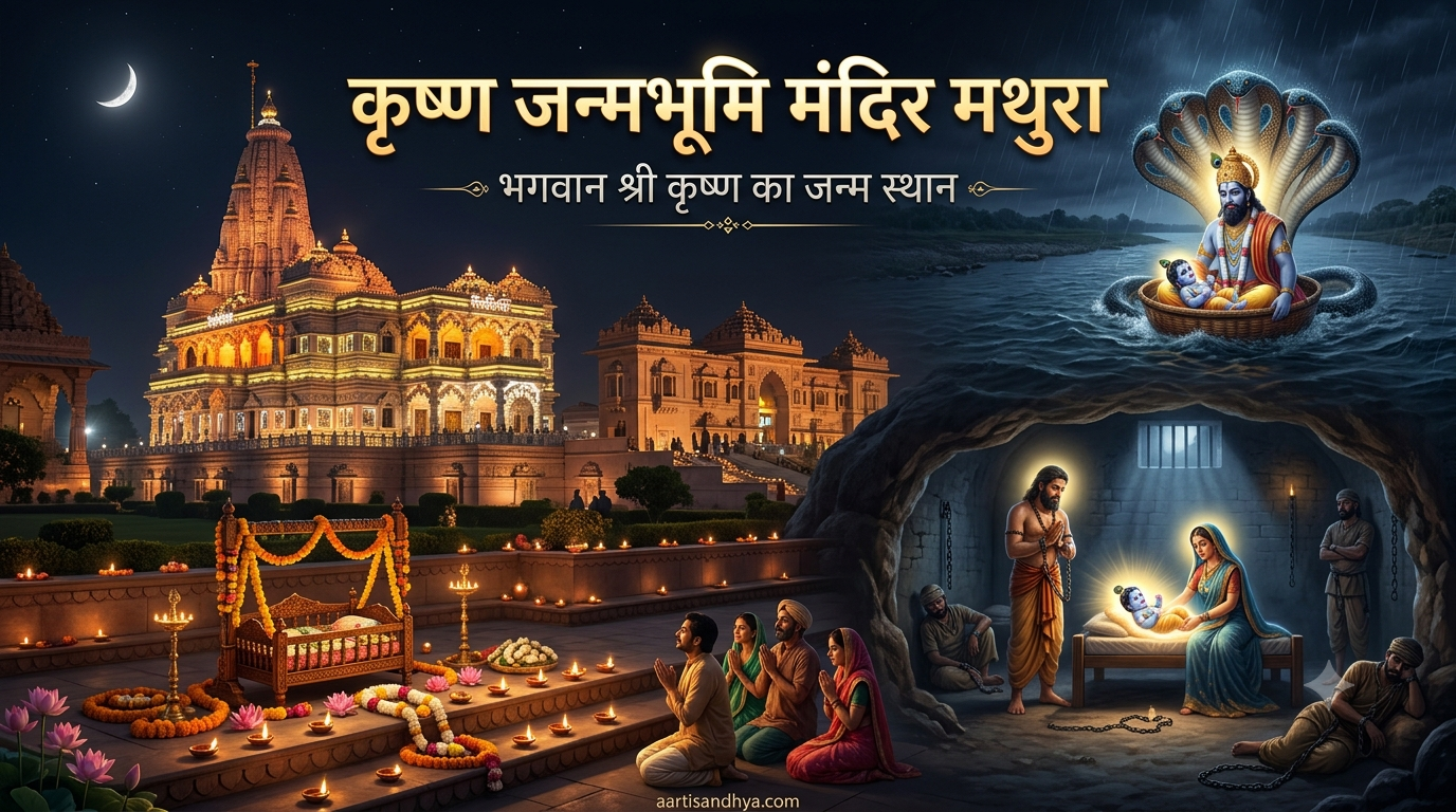 कृष्ण जन्मभूमि मंदिर मथुरा | भगवान कृष्ण का जन्म स्थान उत्तर प्रदेश