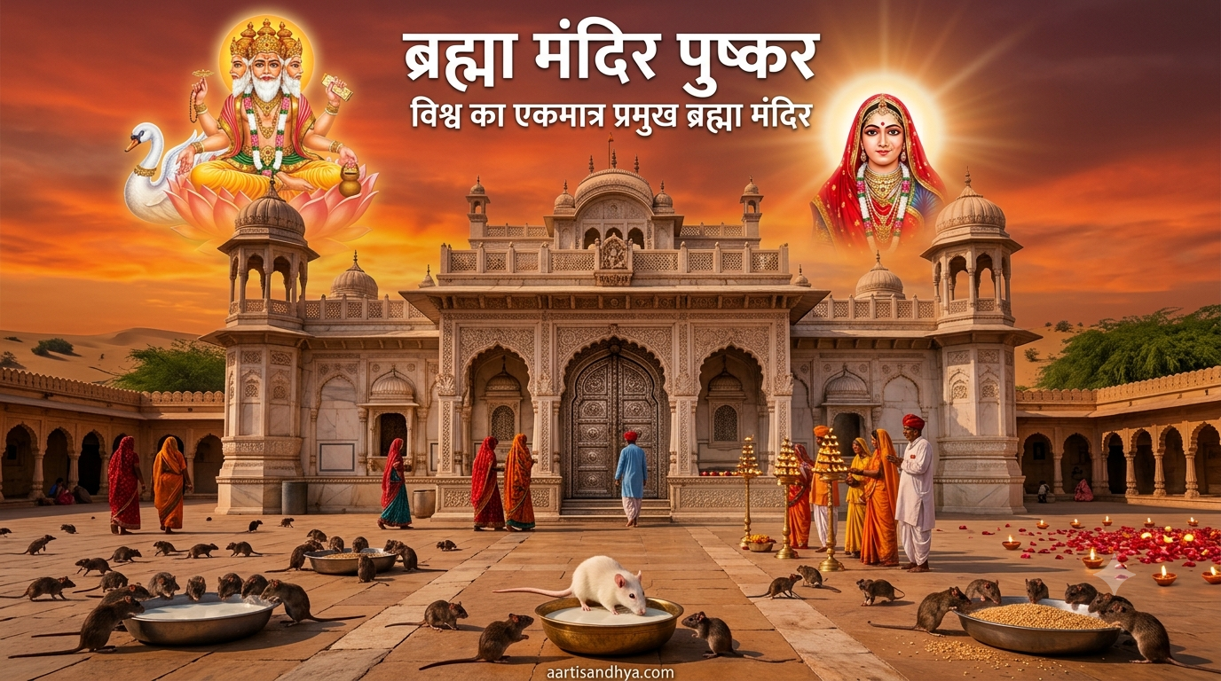 ब्रह्मा मंदिर पुष्कर | विश्व का एकमात्र ब्रह्मा मंदिर राजस्थान